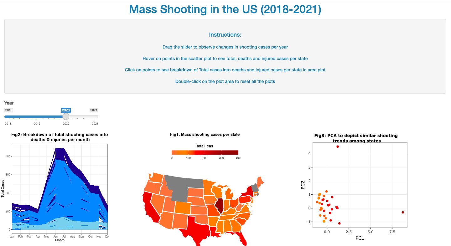 Mass Shooting in the US (2018-2021)